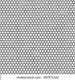 Abstract pattern / background with random octagons. Vector.