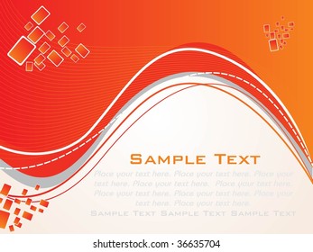 abstract pattern background with sample text