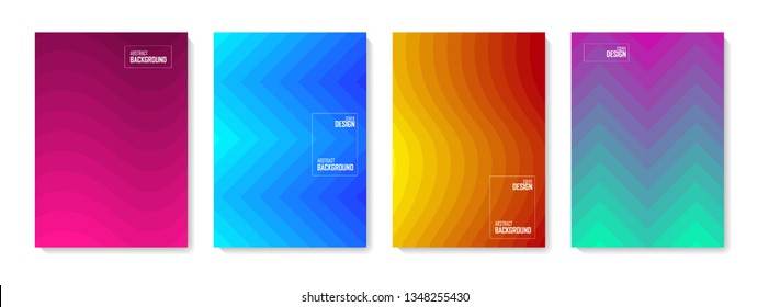 Abstract pattern background. Set of color abstract shapes, abstract design background. Abstract vector gradient elements for logo, banner, post, vector illustration 
