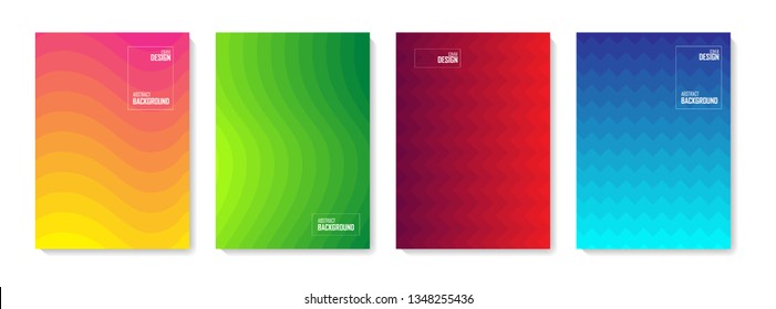 Abstract pattern background. Set of color abstract shapes, abstract design background. Abstract vector gradient elements for logo, banner, post, vector illustration 
