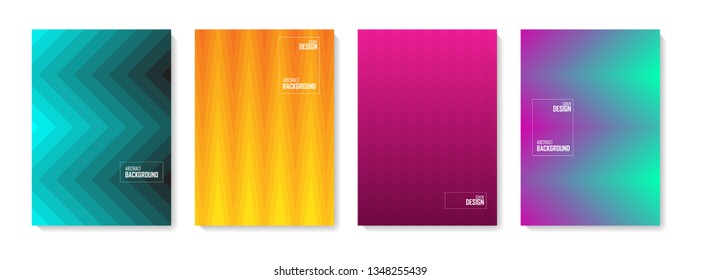 Abstract pattern background. Set of color abstract shapes, abstract design background. Abstract vector gradient elements for logo, banner, post, vector illustration 