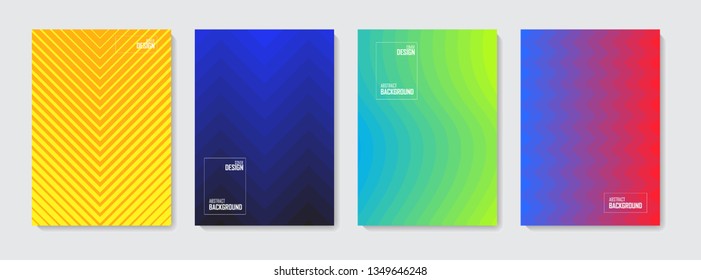 Abstract pattern background. Set of color abstract shapes, abstract design background. Abstract vector gradient elements for logo, banner, post
