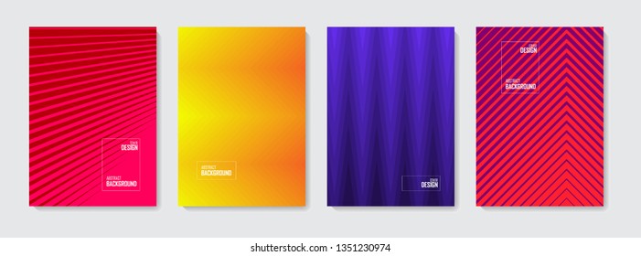 Abstract pattern background. Set of color abstract shapes, abstract design background. Abstract vector gradient elements for logo, banner, post
