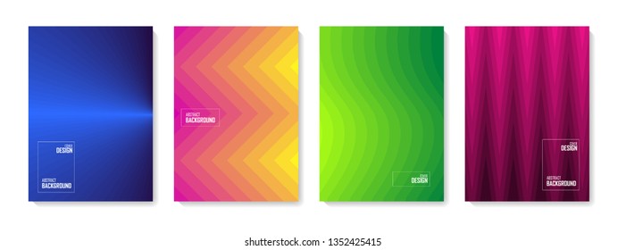 Abstract pattern background. Set of color abstract shapes, abstract design background. Abstract vector gradient elements for logo, banner, post, vector illustration 
