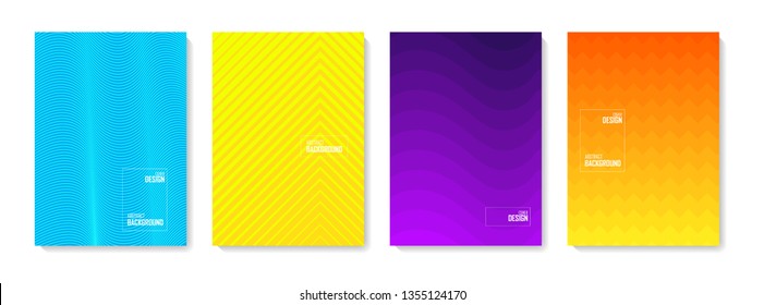 Abstract pattern background. Set of color abstract shapes, abstract design background. Abstract vector gradient elements for logo, banner, post, vector illustration 
