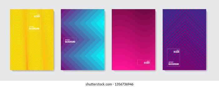 Abstract pattern background. Set of color abstract shapes, abstract design background. Abstract vector gradient elements for logo, banner, post
