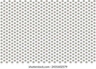 Abstract pattern. Background. Small octagonal gradient stars on a transparent background. White black. Vector illustration Flyer background design, advertising background, fabric, clothing, texture, t