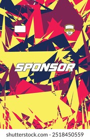 
Fondo abstracto del modelo para los deportes, listo para imprimir calidad de HD