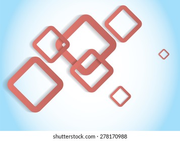Abstract pattern for background of squares. Vector illustration