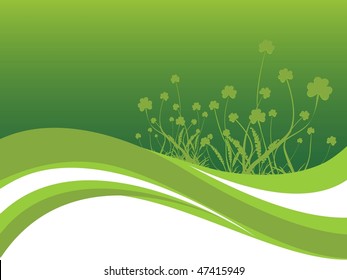 abstract pattern background for st patrick day, vector illustration