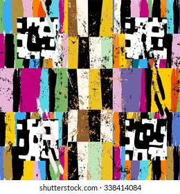 abstract pattern background, with strokes and splashes