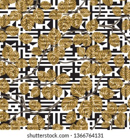 abstract pattern  background for textiles.