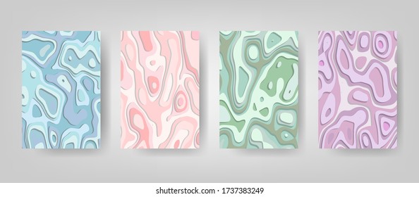 Abstract pattern background Vector concept for business brochure cover design Banner poster template Gradient blue pink green purple