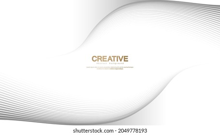 Abstract Pattern background, vector template for your ideas, monochromatic lines texture, waved lines texture. Technology wallpaper.