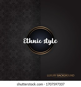 Fondo de patrón abstracto. Elementos decorativos de época. Antecedentes dibujados a mano. diseño Mandala de lujo para portada de libros, invitación de boda u otro proyecto.