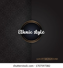 Fondo de patrón abstracto. Elementos decorativos de época. Antecedentes dibujados a mano. diseño Mandala de lujo para portada de libros, invitación de boda u otro proyecto.