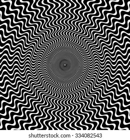 Abstract pattern, background with zigzag shapes. Vector image.