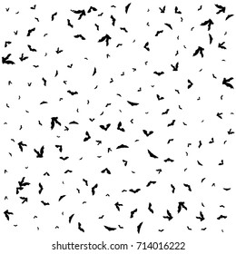 Abstract pattern with bats. Background for Halloween party. Vector illustration