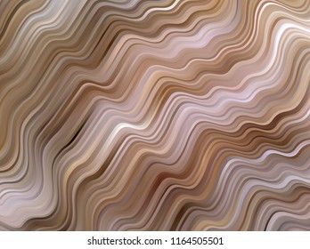 Abstract pattern with bent  lines. Colorful illustration in abstract marble style with gradient. Elegant bright background, liquid texture for your booklets, covers, banners.  Vector illustration