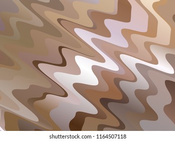Abstract pattern with bent  lines. Colorful illustration in abstract marble style with gradient. Elegant bright background, liquid texture for your booklets, covers, banners.  Vector illustration