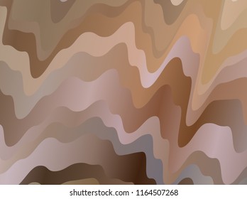 Abstract pattern with bent  lines. Colorful illustration in abstract marble style with gradient. Elegant bright background, liquid texture for your booklets, covers, banners.  Vector illustration