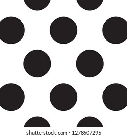 Abstract pattern with black circles. Black and white texture. Geometric background.