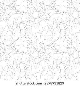 abstract pattern with black dotted lines white wall texture for fabric banners surface design packaging wrapping paper wallpaper vector illustration