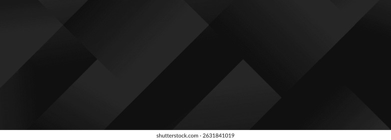 Abstract pattern black geometric banner design background.