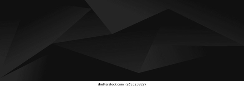 Padrão abstrato fundo de design de banner geométrico preto.