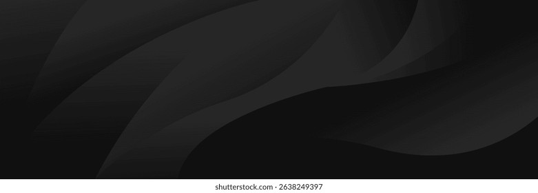 Abstract pattern black geometric banner design background.