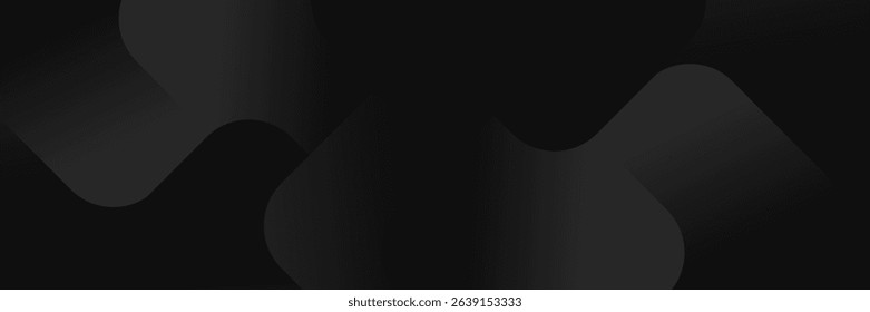 Abstract pattern black geometric banner design background.