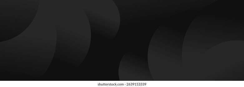 Abstract pattern black geometric banner design background.