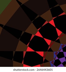 Abstract pattern black and red color background