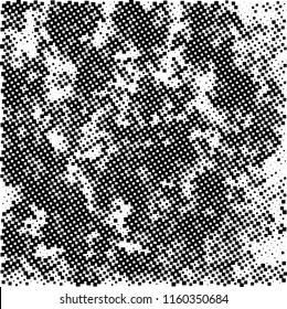 Abstract pattern of black squares on white background