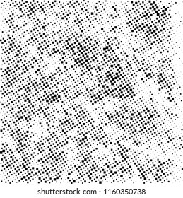 Abstract pattern of black squares on white background