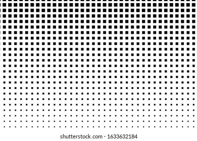 Abstract pattern with black squares on white backg