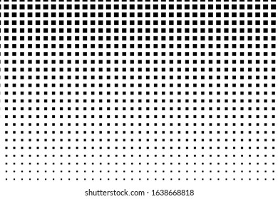 Abstract pattern with black squares on white backg