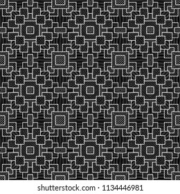 Abstract pattern black and whit doodle Sketch