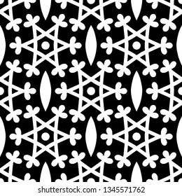 Abstract pattern black and whit doodle Sketch