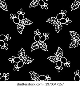 Abstract pattern black and whit doodle Sketch
