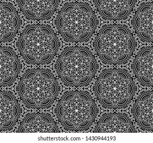 Abstract pattern black and whit  doodle Sketch