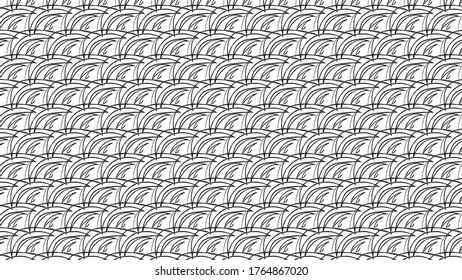 Abstract pattern. Black and white background