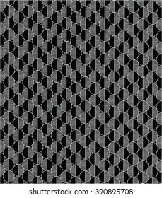 Abstract pattern of black and white color. Illusion illustration vector.