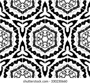 abstract pattern, black and white lace