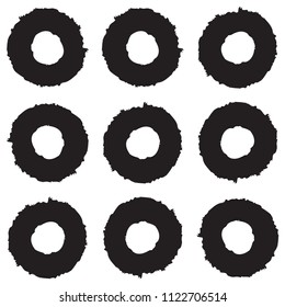 Abstract Pattern. Black and White. Seamless. Vector.