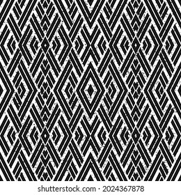 Abstract pattern with black and white stripes _3_. Seamless vector illustration eps 10.