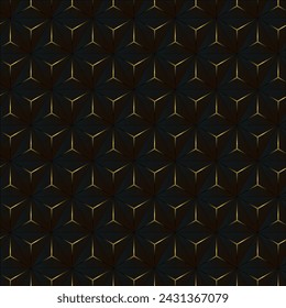 abstract pattern black and yellow