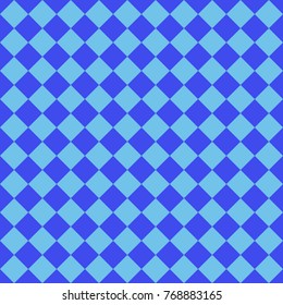 Abstract pattern of blue rhombuses. Seamless pattern, vector illustration
