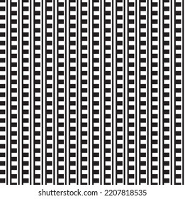 abstract pattern border Seamless black, gray and white square stripes beautiful geometric pattern fabric