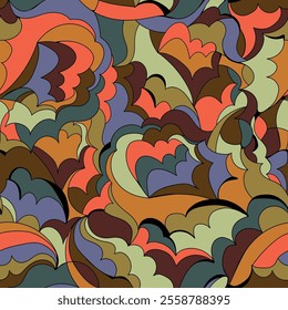 Abstract pattern in a bright palette